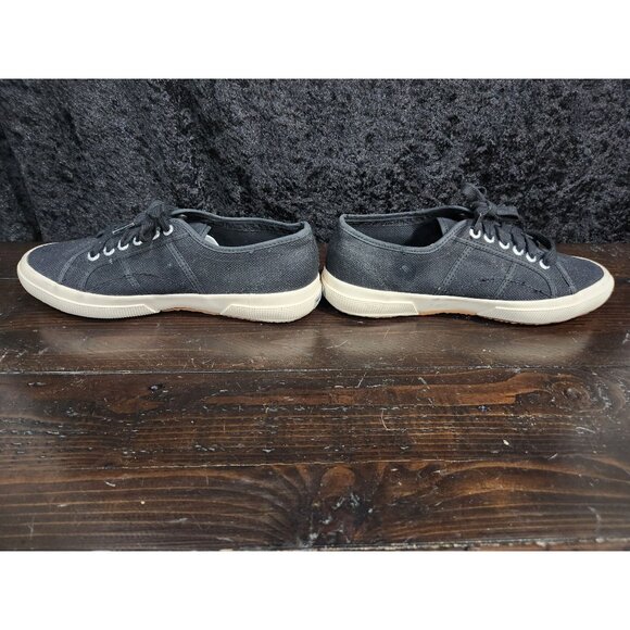 EUC Superga 2750 Cotu Classic Black Canvas Sneaker/Sz. 9(US Women) (7.5 US Men) - Picture 2 of 9